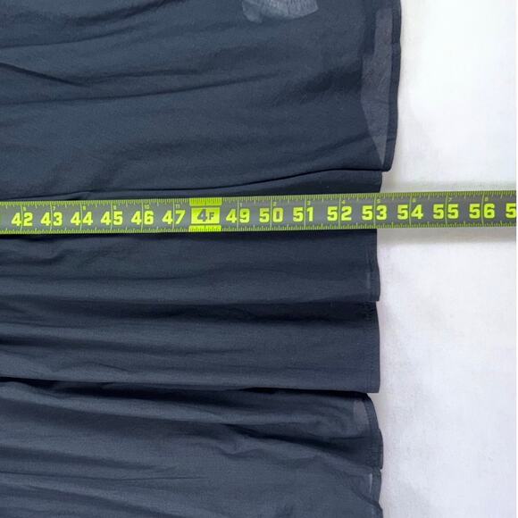 J Crew Women's Smocked Cotton Voile Maxi Dress Medium Black - Picture 15 of 16